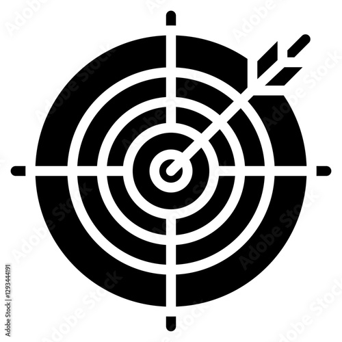 Archery Target Vector Icon