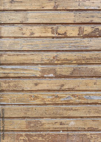 Texture of dry wood. Wooden panel background, yellow texture. Boards horizontally