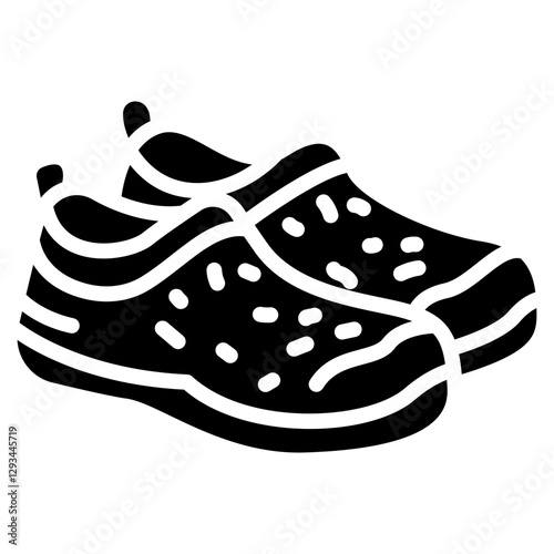 Water Shoes Vector Icon
