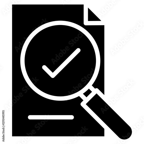 Fact Checking Tools Vector Icon