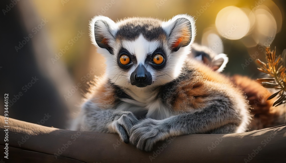 Cuddly Lemurs Playful Primates Lounging in a Lush Rainforest Canopy, Showcasing Their Soft Fur and Vibrant Eyes Under Tropical Sunlight, Evoking Warmth and Joy. Cuddly Lemurs Playful Primates Lounging in a Lush Rainforest Canopy, Showcasing Their Soft Fur and Vibrant Eyes Under Tropical Sunlight, Evoking Warmth and Joy.