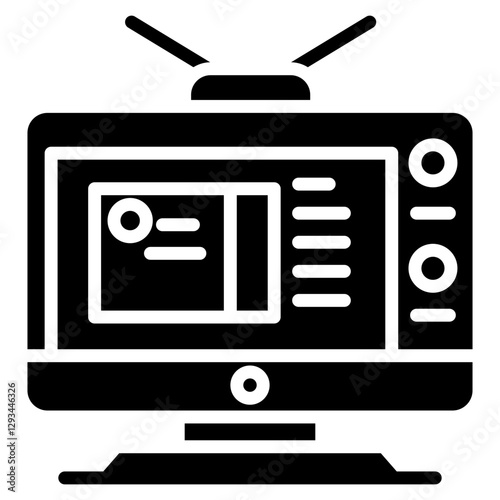News Studio Vector Icon
