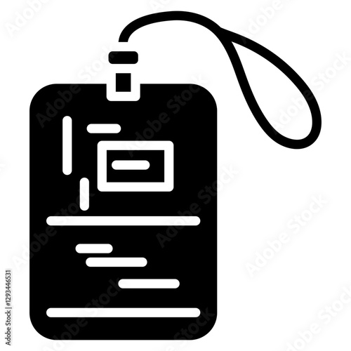 Press Pass Vector Icon