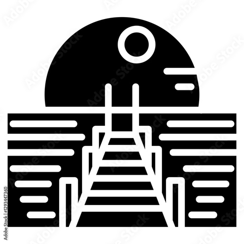 Pier Vector Icon