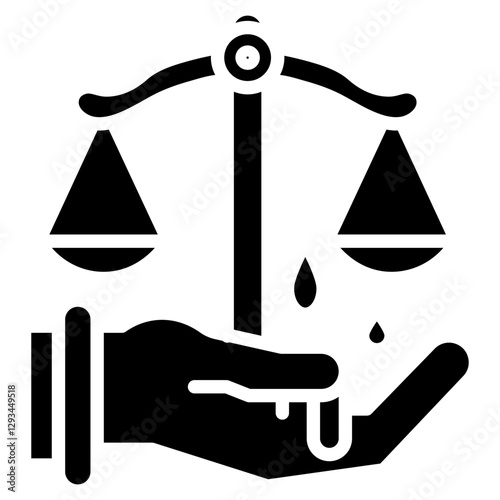 Corruption Leak Vector Icon