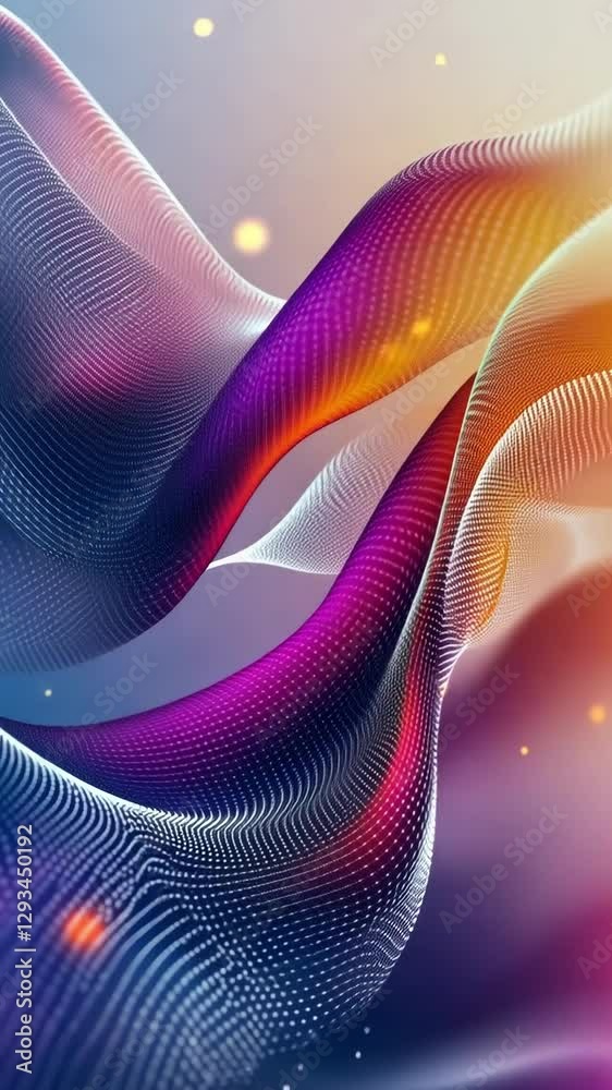 Colorful waves of light create a mesmerizing abstract display in vibrant hues Colorful waves of light create a mesmerizing abstract display in vibrant hues