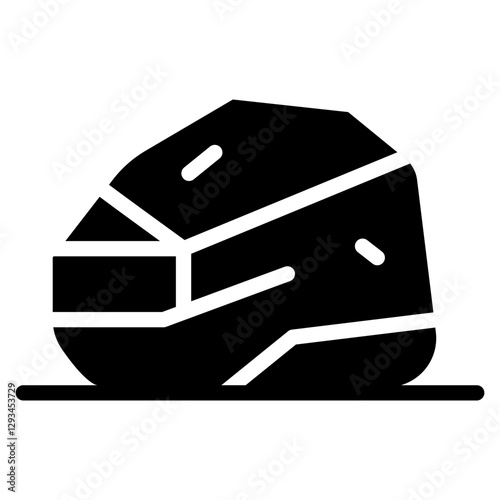 Chipping Rock Vector Icon