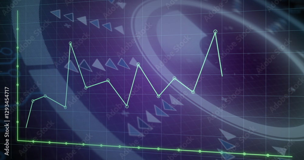 Image of scope and financial data processing over grid