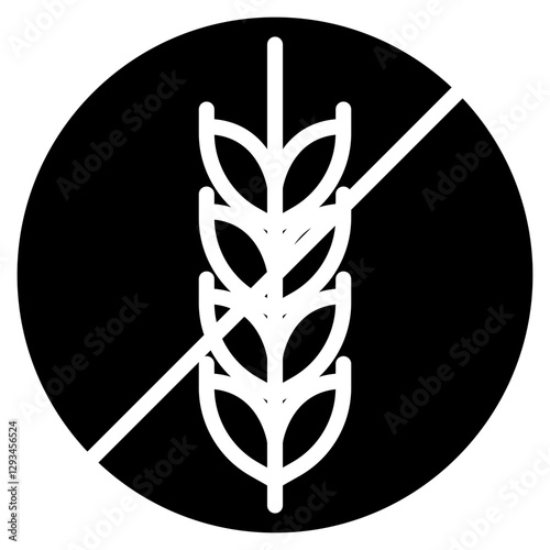 Gluten Sensitivity Vector Icon