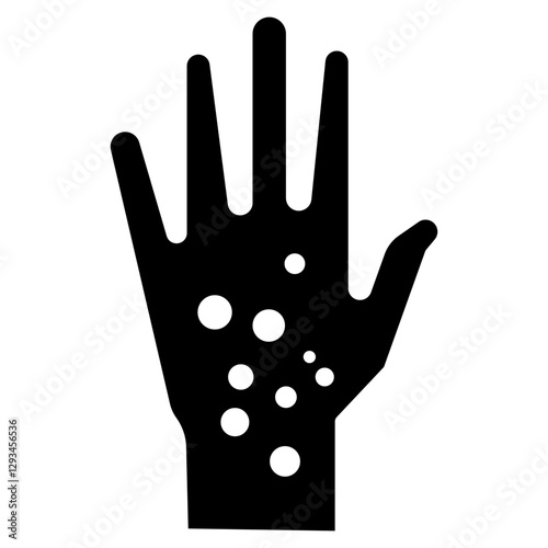 Contact Dermatitis Vector Icon