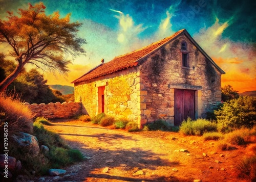 Vintage Sumartin Stone Barn - Croatian Island Idyll photo