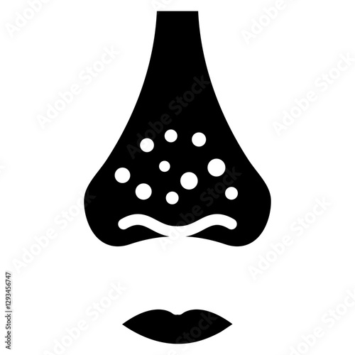 Mold Allergy Vector Icon
