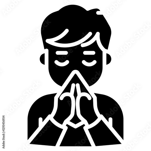 Sneezing Fit Vector Icon