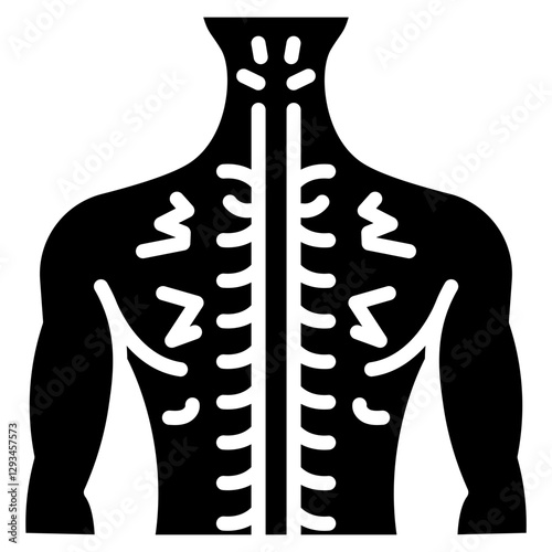 Pinched Nerve Vector Icon