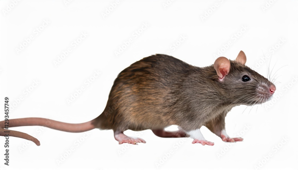 Playful Dark Brown Pet Rat Walking Sideways with Beady Eyes, Showcasing Agile Motion and Captivating Expressiveness in a Casual Scene, Perfect for Digital Art, Home Decor, or Design Inspiration. Playful Dark Brown Pet Rat Walking Sideways with Beady Eyes, Showcasing Agile Motion and Captivating Expressiveness in a Casual Scene, Perfect for Digital Art, Home Decor, or Design Inspiration.
