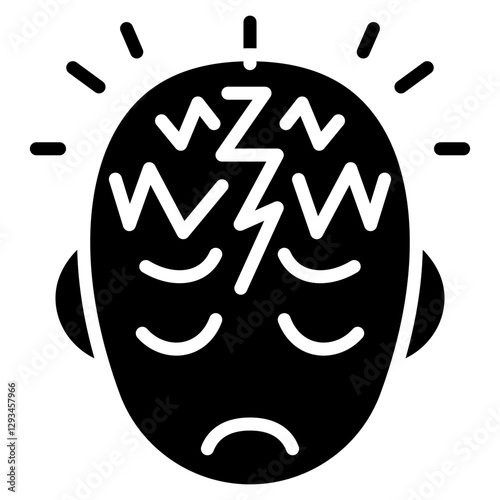 Throbbing Pain Vector Icon