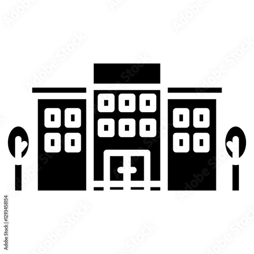 Inpatient Psychiatric Ward Vector Icon