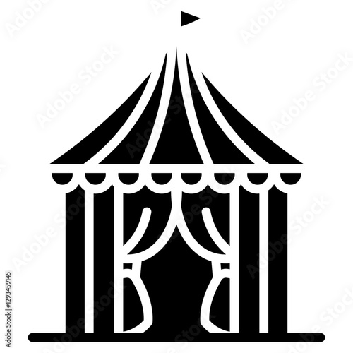 Monsoon Carnival Vector Icon