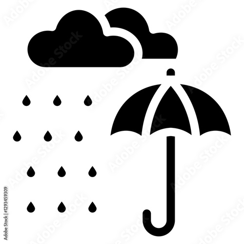 Monsoon Gathering Vector Icon