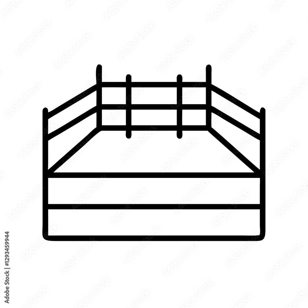 wrestling ring icon, wrestling ring line art - simple line art of wrestling ring, perfect for wrestling ring logos and icons wrestling ring icon, wrestling ring line art - simple line art of wrestling ring, perfect for wrestling ring logos and icons