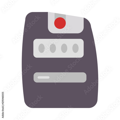Light meter flat icon