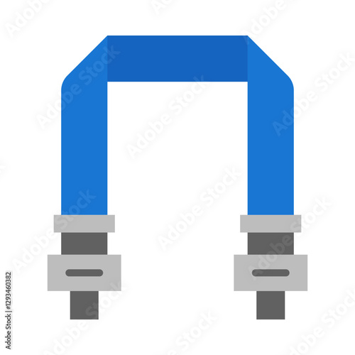 Camera strap flat icon