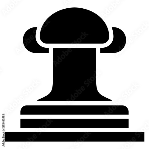 Mooring Bollard Vector Icon