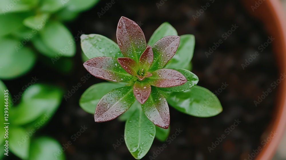 Obraz premium Endangered plants and their ecosystems, rare flora conservation, botanical sanctuaries.