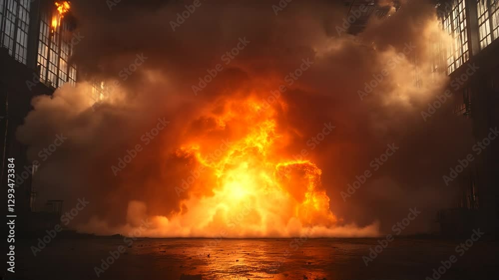 Super Slow Motion Shot of Fire Flame Explosion. Super Slow Motion Shot of Fire Flame Explosion.