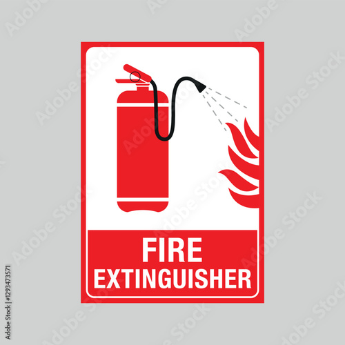 Fire Extinguisher Symbolic Sign