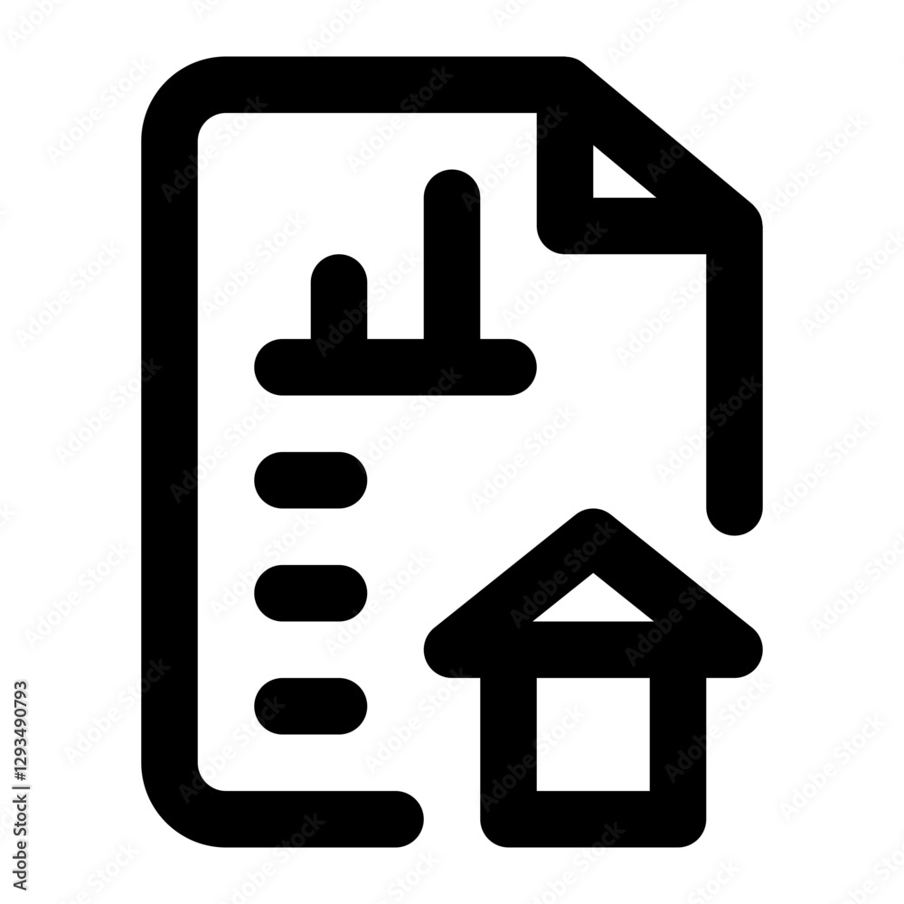 Icon Document With Style Outline Icon Document With Style Outline