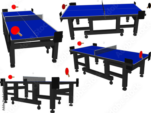 table tennis table ball sports table design illustration vector sketch