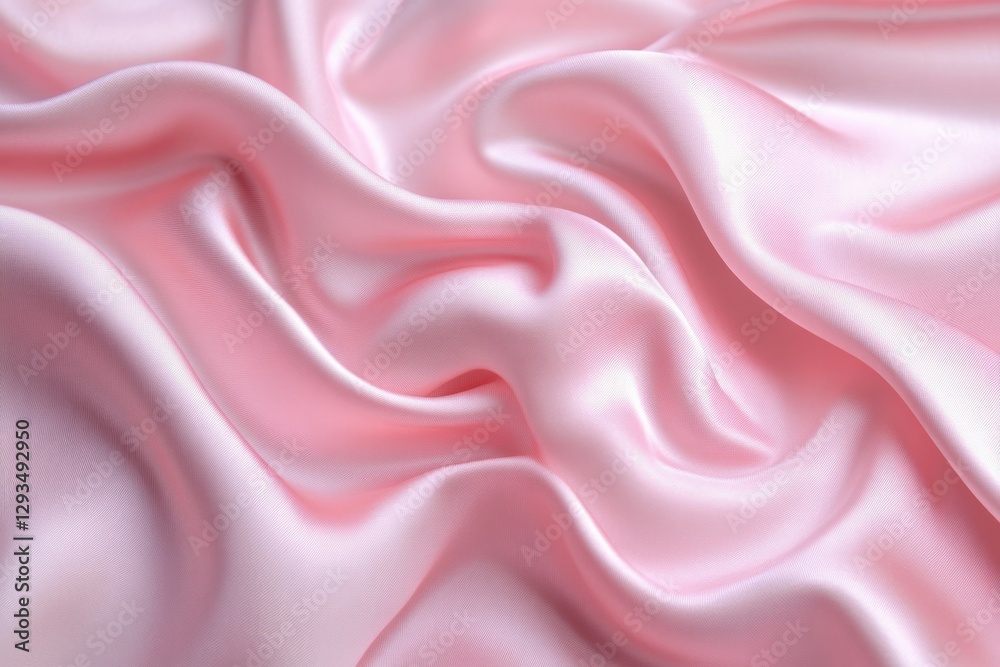 Flowing pink silk textures in soft light. Neural network AI generated Flowing pink silk textures in soft light. Neural network AI generated