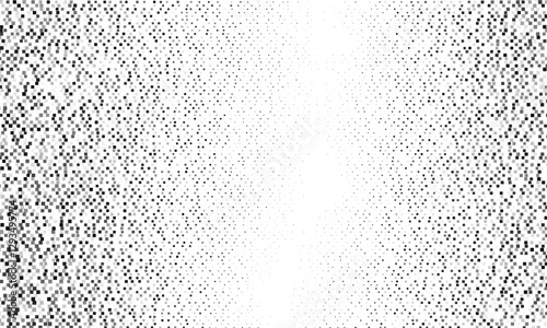 Monochrome printing raster, abstract vector halftone background.