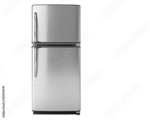 modern refrigerator isolated