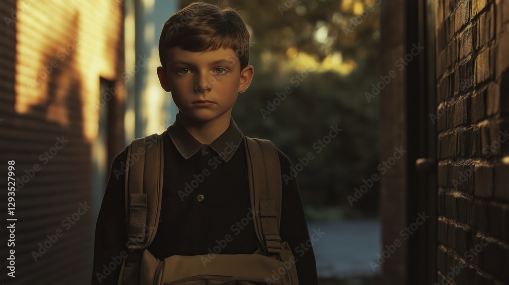 Fototapeta premium Schoolboy 