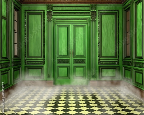 Emerald Room, Misty Floor, Doorway