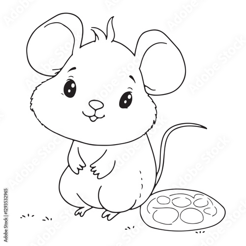 mouse with cheese
