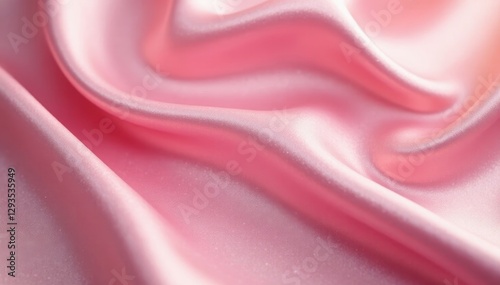 Delicate pink silk, shimmering rose gold highlights , pink, aesthetic