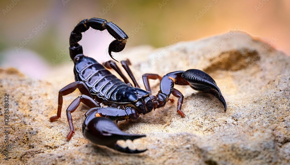 Striking Image of False Scorpion Pseudoscorpion Neobisium sp. in Sardinias Fascinating Landscape, Caught in a Moment of Enigmatic Beauty at Dusk. Striking Image of False Scorpion Pseudoscorpion Neobisium sp. in Sardinias Fascinating Landscape, Caught in a Moment of Enigmatic Beauty at Dusk.