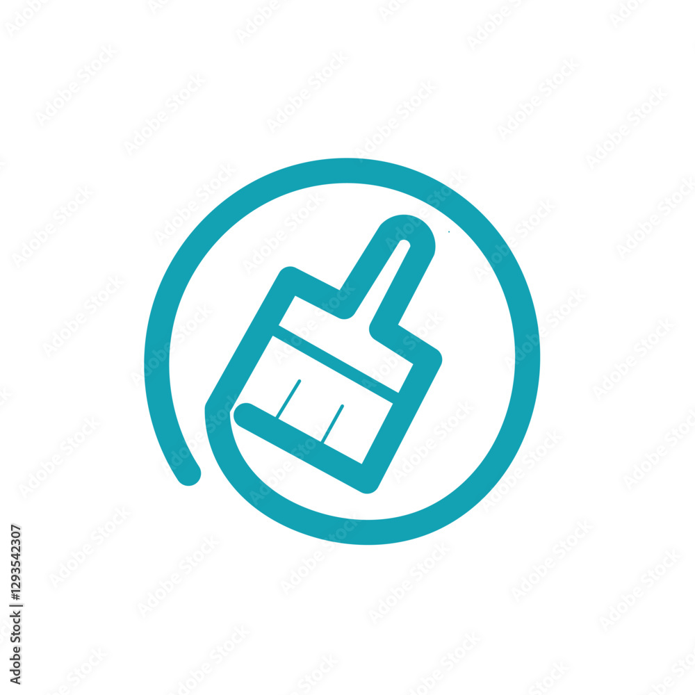 Thin Outline Icon Broom, Besom or Short Brush of Bound Straw Near a Pile of Garbage. Such Line sign as Cleaning Garbage, Cleanup, Sweeping. Vector Computer Pictograms White Background Editable Stroke. Thin Outline Icon Broom, Besom or Short Brush of Bound Straw Near a Pile of Garbage. Such Line sign as Cleaning Garbage, Cleanup, Sweeping. Vector Computer Pictograms White Background Editable Stroke.