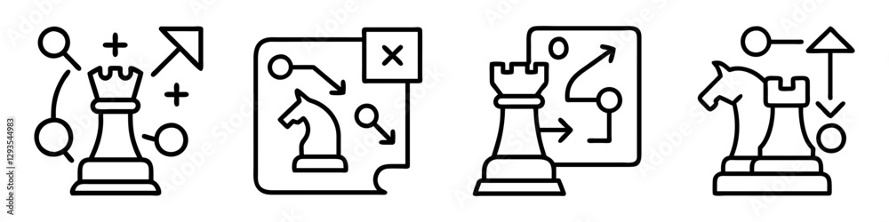 strategy icon, strategy line art - simple line art of strategy, perfect for strategy logos and icons strategy icon, strategy line art - simple line art of strategy, perfect for strategy logos and icons