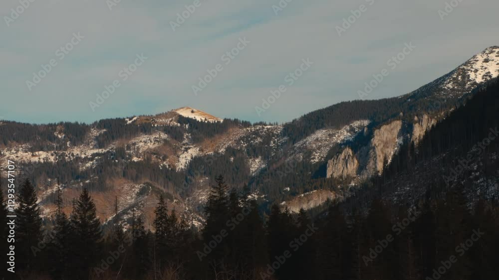 Poland, Morskie Oko, lake, peak, snow, water, panorama, Bergsee, high, cold, winter, beauty, nature, needle, fog, sun ray, rice, forest, transparent, stone, deep, morning, Carpathians, tree, array, bl