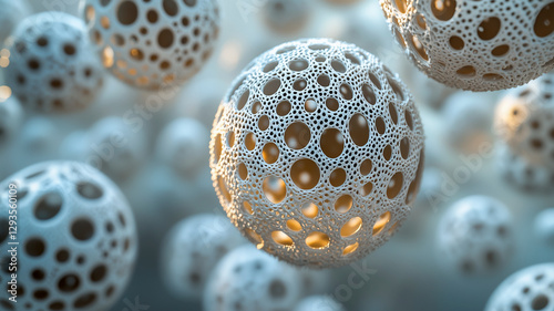 Futuristic Spheres, Honeycomb Lattice, Advanced Biomaterial