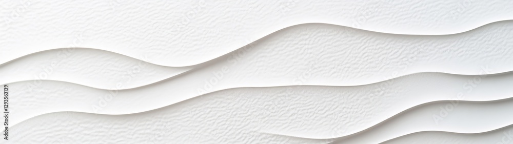 Fototapeta premium Abstract Textured Background with Flowing White Waves Design