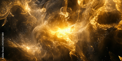 A surreal abstract background inspired by deep-space light distortions, featuring swirling tendrils of glowing energy, softly twisting and merging. The luminous motion evokes a sense of cosmic wonder