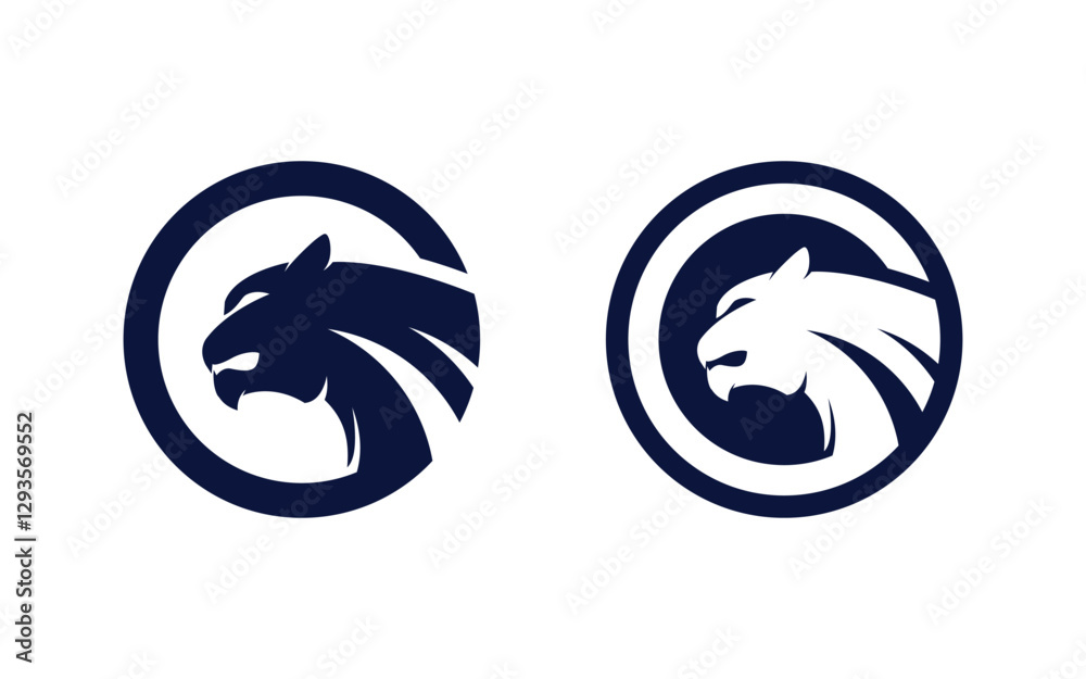 Puma Logo design vector illustration design template