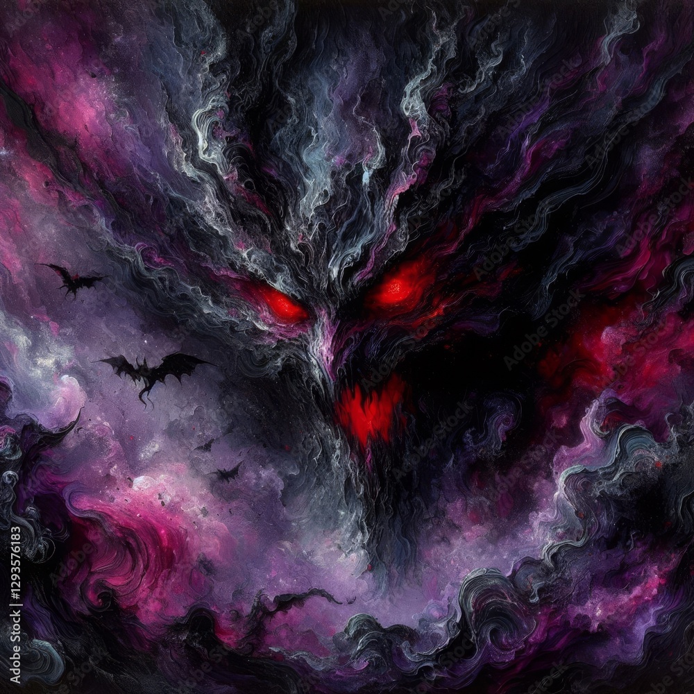 Darkness Incarnate with Piercing Eyes Darkness Incarnate with Piercing Eyes
