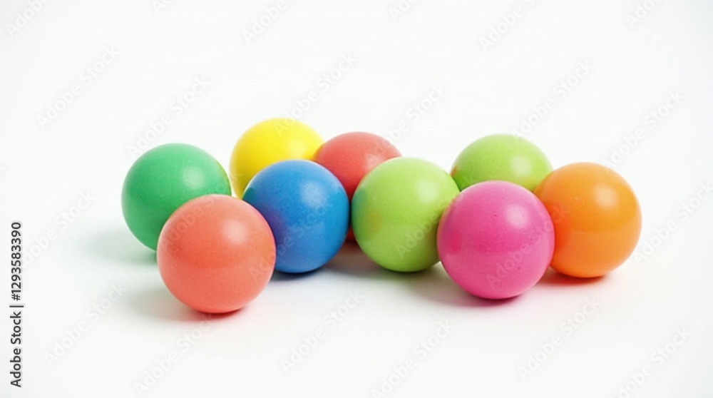 Colorful Juggling Balls Studio Photograph Colorful Juggling Balls Studio Photograph