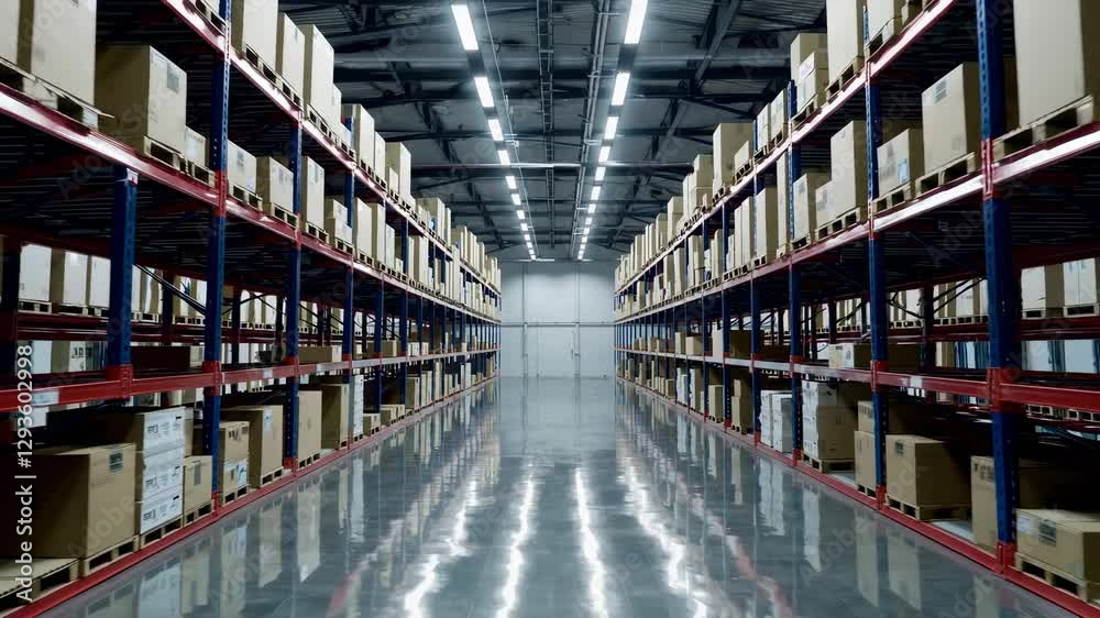 The Warehouse with Shelving Units The Warehouse with Shelving Units